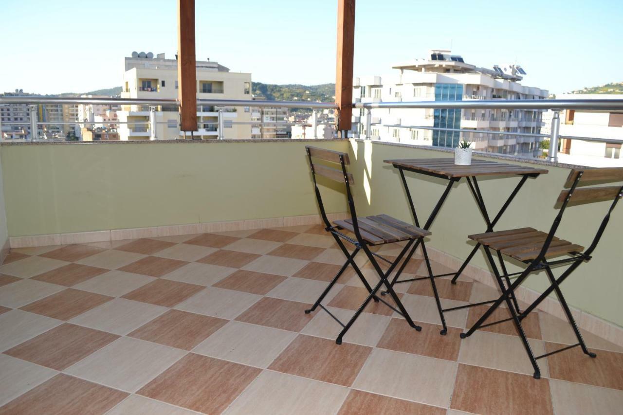 Penthouse Terrace 4 Bedrooms Apartment Avlonya Dış mekan fotoğraf